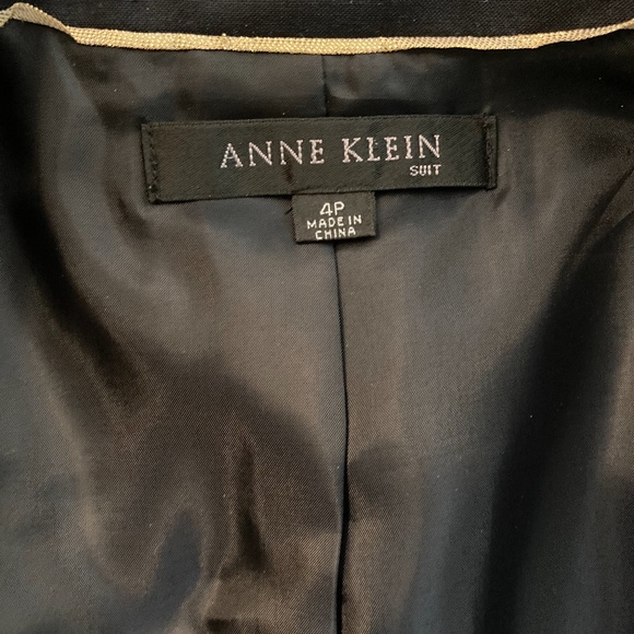 Anne Klein Jacket Blazer, Navy, S 4P - Picture 8 of 12